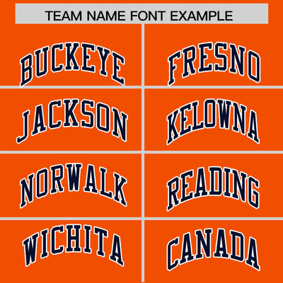 Custom Orange Navy Color Block Varsity Full-Snap Letterman Jacket Hoodie