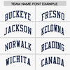 Custom White Navy Color Block Varsity Full-Snap Letterman Jacket Hoodie