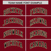 Custom Crimson Black Color Block Varsity Full-Snap Letterman Jacket Hoodie