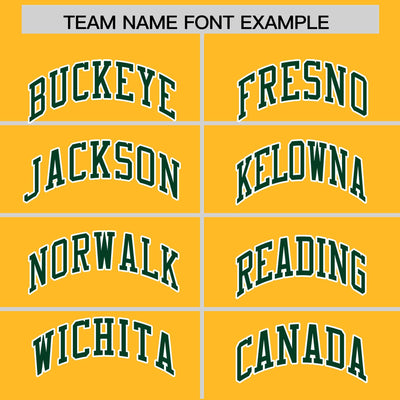 Custom Gold Green Color Block Varsity Full-Snap Letterman Jacket Hoodie