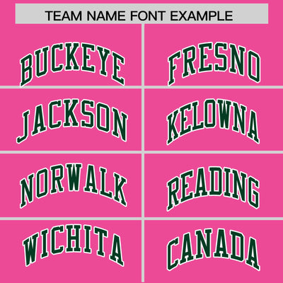 Custom Pink Green Color Block Varsity Full-Snap Letterman Jacket Hoodie