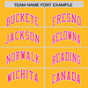 Custom Gold Pink Color Block Varsity Full-Snap Letterman Jacket Hoodie