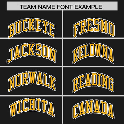 Custom Black Gold Color Block Varsity Full-Snap Letterman Jacket Hoodie