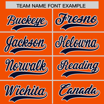 Custom Orange Navy Color Block Varsity Full-Snap Letterman Jacket Hoodie
