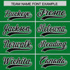 Custom Kelly Green Black Color Block Varsity Full-Snap Letterman Jacket Hoodie