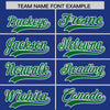 Custom Royal Kelly Green Color Block Varsity Full-Snap Letterman Jacket Hoodie
