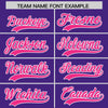Custom Purple Pink Color Block Varsity Full-Snap Letterman Jacket Hoodie