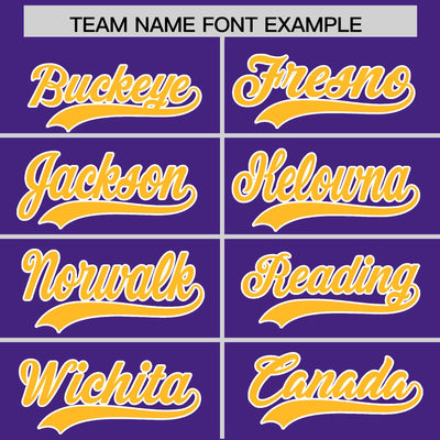 Custom Purple Gold Color Block Varsity Full-Snap Letterman Jacket Hoodie