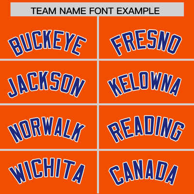 Custom Orange Royal Color Block Varsity Full-Snap Letterman Jacket Hoodie
