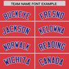 Custom Light Red Royal Color Block Varsity Full-Snap Letterman Jacket Hoodie