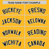 Custom Gold Black Color Block Varsity Full-Snap Letterman Jacket Hoodie