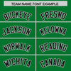 Custom Kelly Green Black Color Block Varsity Full-Snap Letterman Jacket Hoodie