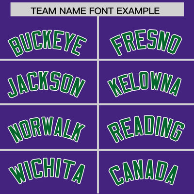 Custom Purple Kelly Green Color Block Varsity Full-Snap Letterman Jacket Hoodie