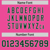 Custom Pink Green Color Block Varsity Full-Snap Letterman Jacket Hoodie