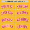 Custom Gold Pink Color Block Varsity Full-Snap Letterman Jacket Hoodie