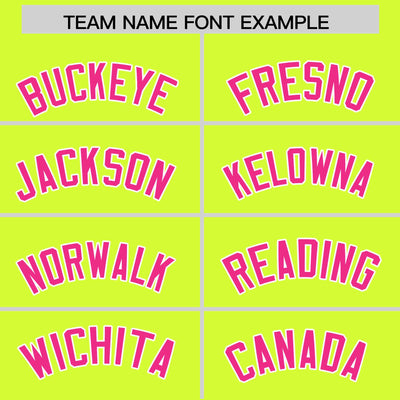 Custom Neon Green Pink Color Block Varsity Full-Snap Letterman Jacket Hoodie