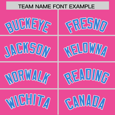 Custom Pink Powder Blue Color Block Varsity Full-Snap Letterman Jacket Hoodie
