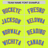 Custom Neon Green Powder Blue Color Block Varsity Full-Snap Letterman Jacket Hoodie