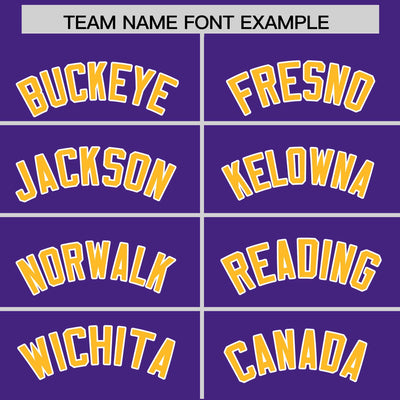 Custom Purple Gold Color Block Varsity Full-Snap Letterman Jacket Hoodie