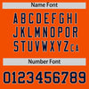 Custom Orange Navy Color Block Varsity Full-Snap Letterman Jacket Hoodie