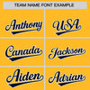 Custom Gold Navy Color Block Varsity Full-Snap Letterman Jacket Hoodie