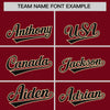 Custom Crimson Black Color Block Varsity Full-Snap Letterman Jacket Hoodie