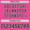 Custom Pink Green Color Block Varsity Full-Snap Letterman Jacket Hoodie
