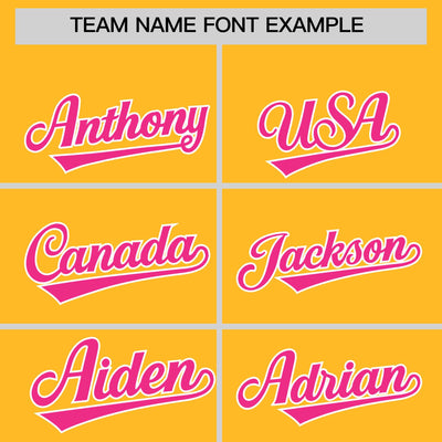 Custom Gold Pink Color Block Varsity Full-Snap Letterman Jacket Hoodie