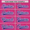 Custom Rose Red Royal Color Block Varsity Full-Snap Letterman Jacket Hoodie