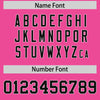 Custom Pink Black Color Block Varsity Full-Snap Letterman Jacket Hoodie