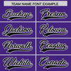 Custom Purple Black Color Block Varsity Full-Snap Letterman Jacket Hoodie