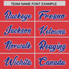 Custom Light Red Royal Color Block Varsity Full-Snap Letterman Jacket Hoodie