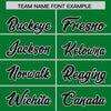 Custom Kelly Green Black Color Block Varsity Full-Snap Letterman Jacket Hoodie