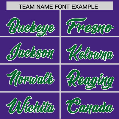 Custom Purple Kelly Green Color Block Varsity Full-Snap Letterman Jacket Hoodie