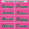 Custom Pink Green Color Block Varsity Full-Snap Letterman Jacket Hoodie