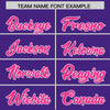 Custom Purple Pink Color Block Varsity Full-Snap Letterman Jacket Hoodie