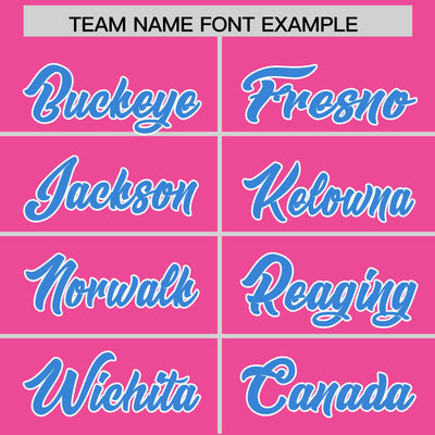 Custom Pink Powder Blue Color Block Varsity Full-Snap Letterman Jacket Hoodie