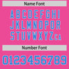 Custom Pink Powder Blue Color Block Varsity Full-Snap Letterman Jacket Hoodie