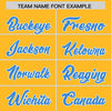 Custom Gold Powder Blue Color Block Varsity Full-Snap Letterman Jacket Hoodie