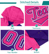 Custom Aqua Gold Varsity Full-Snap Letterman Shoulder Color Block Jacket Hoodie